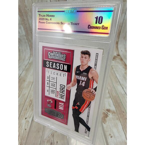 2020-21 Panini Contenders Tyler Herro Season Ticket Miami Heat #4 - Picture 4 of 5